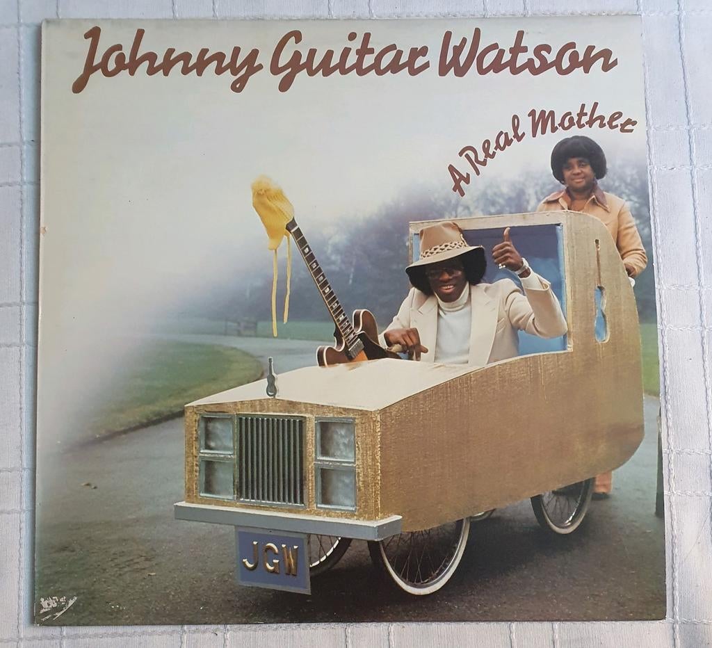LP Johnny Guitar Watson - A real mother - DJF 20505 - 1977, Verzenden, Zo goed als nieuw, 12 inch, Soul of Nu Soul