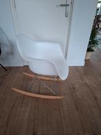 Witte Schommelstoel, Minder dan 75 cm, Ophalen of Verzenden, Zo goed als nieuw, Metaal