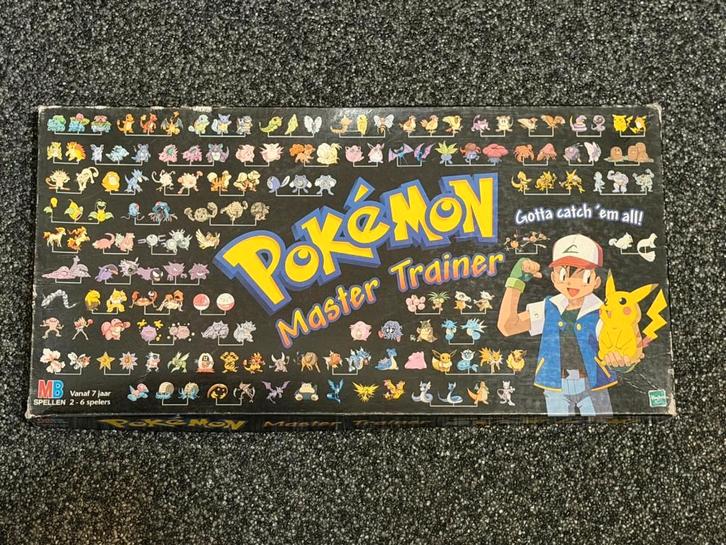 Pokemon Master Trainer Bordspel, Hobby en Vrije tijd, Gezelschapsspellen | Bordspellen, Gebruikt, Een of twee spelers, Drie of vier spelers