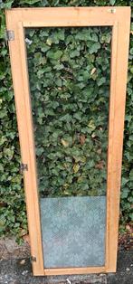 Rechthoekige Ruit met Gegraveerde Bloemmotief, Doe-het-zelf en Verbouw, Glas en Ramen, Ophalen, Gebruikt, Minder dan 80 cm, 80 tot 120 cm