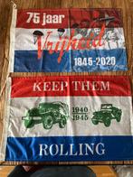 2 wimpels tweede wereldoorlog herdenking, Verzenden, Gebruikt