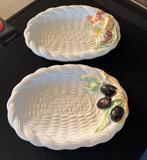 2 handgeschilderde schaaltjes van La Compagnia Del decori, Ophalen of Verzenden