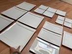 Wit vierkant servies, Huis en Inrichting, Keuken | Servies, Ophalen, Zo goed als nieuw, Bord(en), Effen