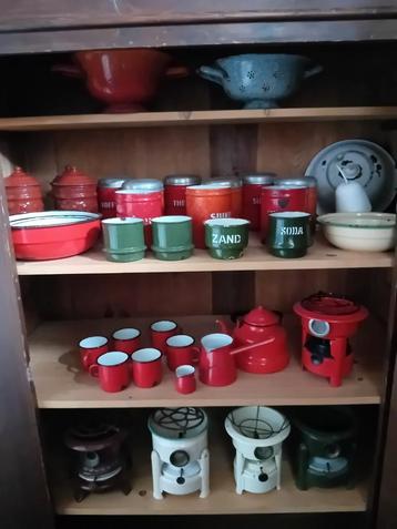 Partij Emaille - Leuk Aanbod! beschikbaar voor biedingen