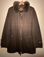 Bruin suèdine jas XL Marcona, Kleding | Dames, Jassen | Winter, Ophalen of Verzenden, Zo goed als nieuw, Maat 46/48 (XL) of groter