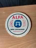 Oud bierviltje Alfa bier super Dortmunder 9 cm, Verzamelen, Biermerken, Ophalen of Verzenden, Nieuw, Viltje(s), Overige merken