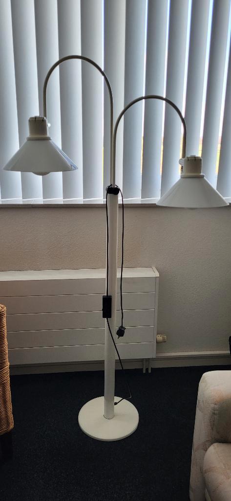 Vloerlamp, Huis en Inrichting, Lampen | Vloerlampen, Gebruikt, 150 tot 200 cm, Glas, Ophalen