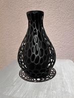 Prachtige 3d geprinte vaas , 18 cm hoog, Ophalen, Overige materialen, Zwart, Nieuw