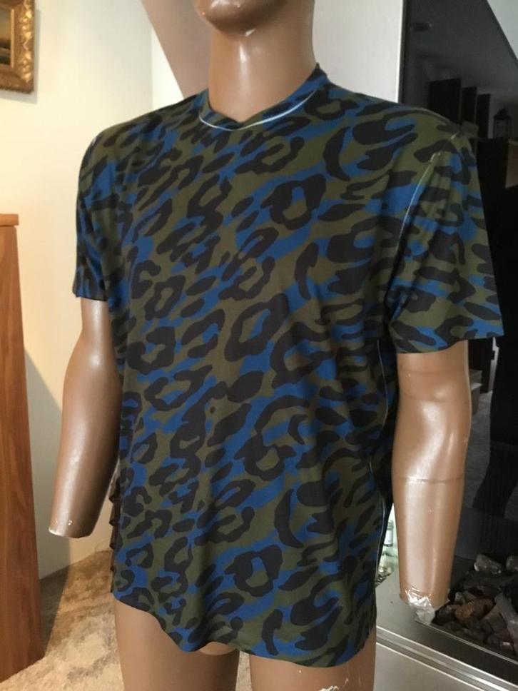 DSQUARED2 T-shirt maat m origineel ZGAN, Kleding | Heren, T-shirts, Zo goed als nieuw, Maat 48/50 (M), Blauw, Ophalen of Verzenden