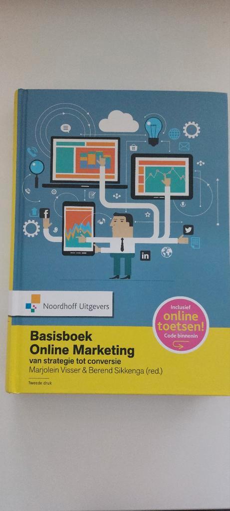 Marjolein Visser - Basisboek online marketing, Boeken, Economie, Management en Marketing, Zo goed als nieuw, Management, Ophalen of Verzenden