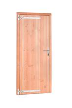 Douglas deur Links Rechts 90x201cm, Doe-het-zelf en Verbouw, Kozijnen en Schuifpuien, Ophalen of Verzenden, Hout, 75 tot 150 cm