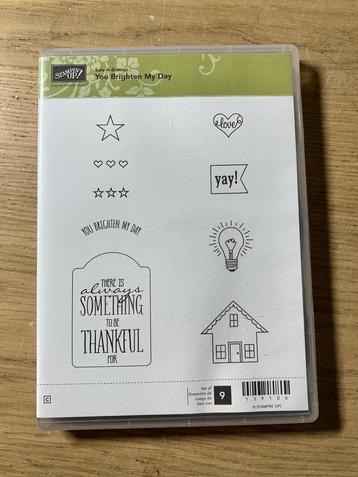 Stampin' Up! You Brighten My Day Stempelset beschikbaar voor biedingen