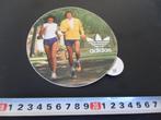sticker adidas - foto man vrouw trimmen hardlopen, Verzamelen, Stickers, Ophalen, Zo goed als nieuw
