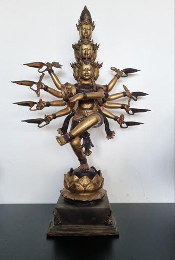 boeddha beeld brons Hevraja 63 cm beschikbaar voor biedingen