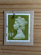 Engeland security machin 1pound 10, Postzegels en Munten, Ophalen of Verzenden, Gestempeld