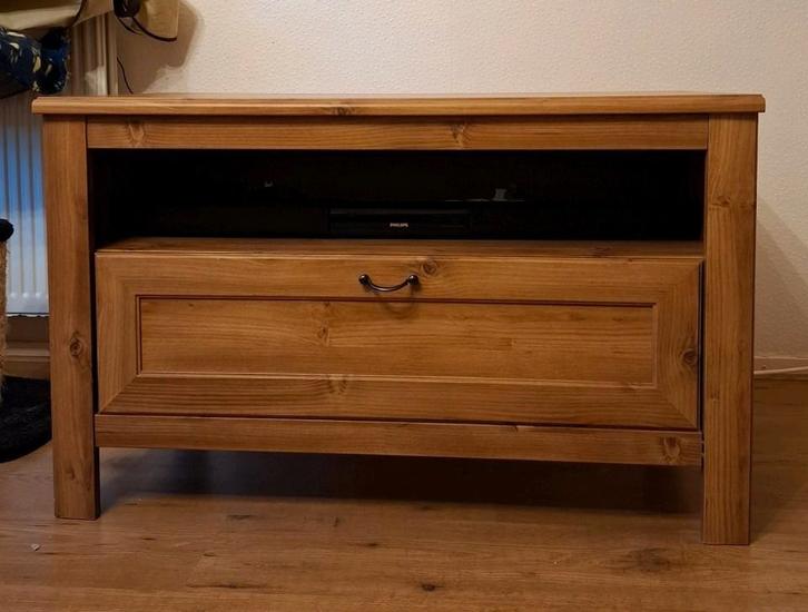 TV meubel grenen look - GRAAG OPHALEN, Huis en Inrichting, Kasten | Televisiemeubels, Zo goed als nieuw, Minder dan 100 cm, 50 tot 100 cm
