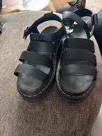 Dr. Martens Sandalen Zwart Leer Maat 40, Kleding | Dames, Ophalen of Verzenden, Gedragen, Zwart, Sandalen of Muiltjes
