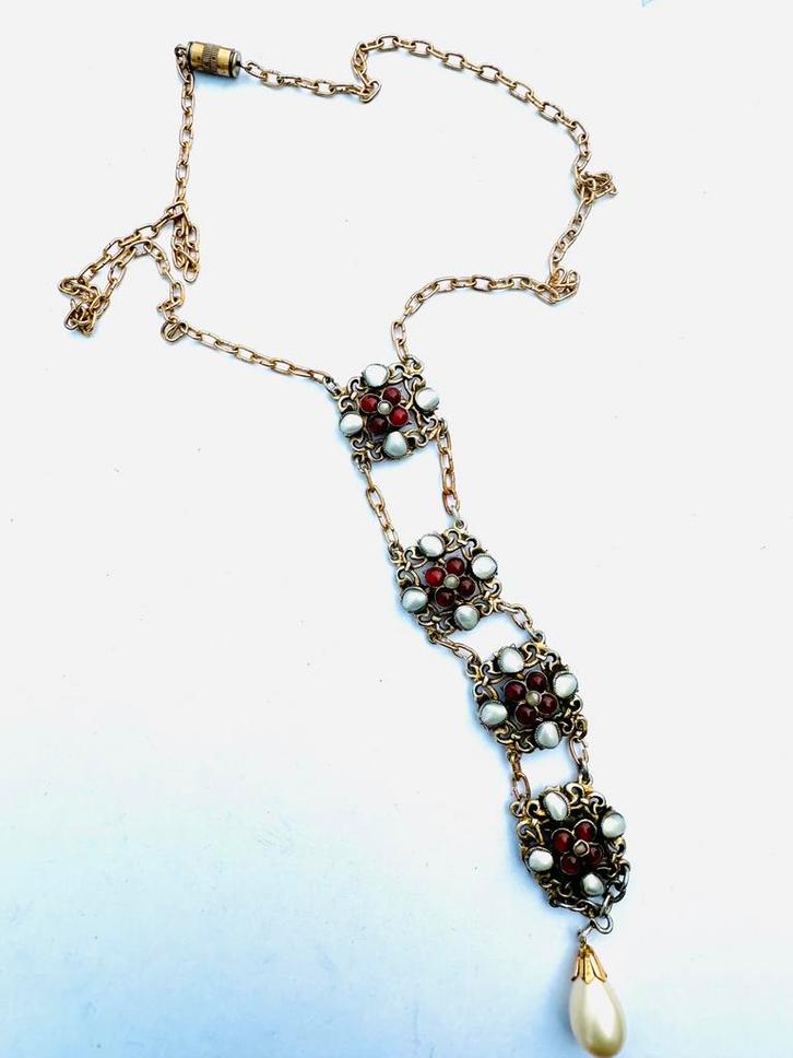 Antieke ketting West Duitsland, Sieraden, Tassen en Uiterlijk, Antieke sieraden, Ketting, Overige materialen, Verzenden