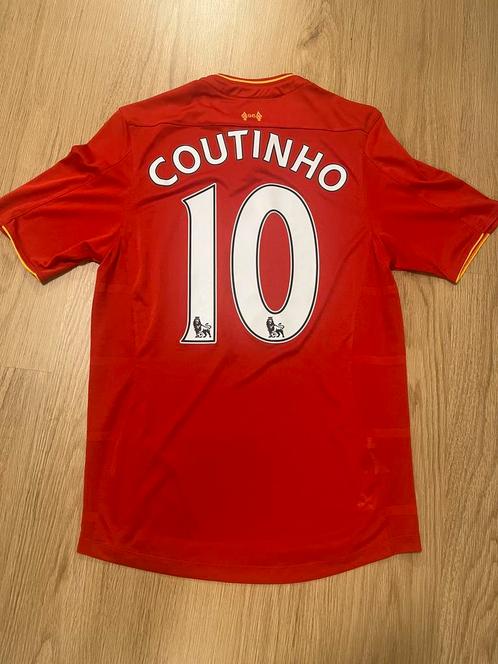 Liverpool home 2016/17 #10 Coutinho, Sport en Fitness, Voetbal, Zo goed als nieuw, Shirt, Maat S, Ophalen of Verzenden