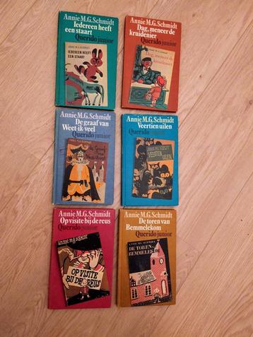 6 Boekjes met versjes van Annie M.G. Schmidt beschikbaar voor biedingen