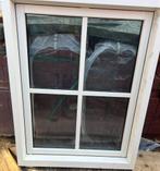 kunststof kozijn met linksdraaiend raam dubbelglas 129x100cm, Ophalen, Gevelraam of Ruit, 80 tot 120 cm, 80 tot 120 cm