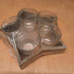 Te koop 5 theelichtjeshouders, Diversen, Kerst, Ophalen of Verzenden, Nieuw