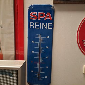 Spa Reine Thermometer blikken reclamebord '72 France beschikbaar voor biedingen