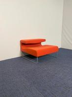 Moroso Low Seat, straight element, oranje stoffering, 75 tot 100 cm, Gebruikt, DESIGN, Stof