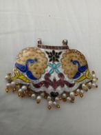 Uniek Antiek model handgemaakte geëmailleerde hanger, Sieraden, Tassen en Uiterlijk, Broches, Ophalen of Verzenden, Nieuw, Overige materialen