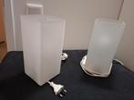 Twee melkglazen tafellampen Ikea - Grönnö, Ophalen of Verzenden, Zo goed als nieuw, Minder dan 50 cm