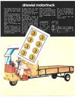 Gazelle 3 MT 4 takt Villiers leaflet folder (3531z), Boeken, Ophalen of Verzenden, Zo goed als nieuw, Overige merken