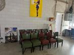 15 stuks Stoelen stevig netjes groen bruin, Huis en Inrichting, Stoelen, Ophalen, Gebruikt, Bruin, Hout