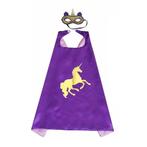 *SALE*Unicorn cape + masker 3/9 jaar-Carnavalskleding