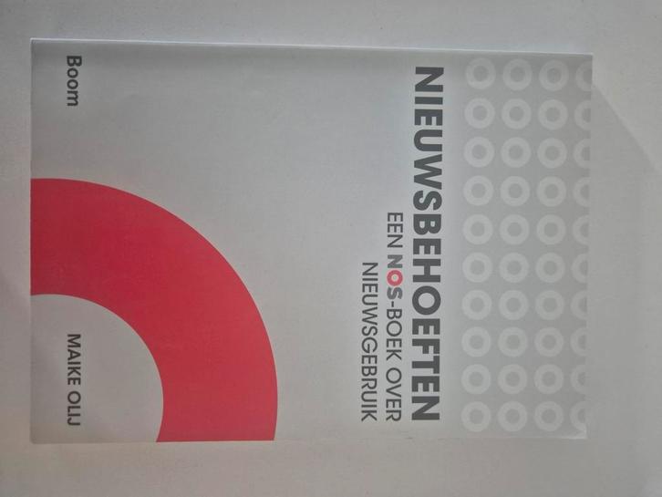 Nieuwsbehoeften - Journalistiek Studieboek, Boeken, Studieboeken en Cursussen, Zo goed als nieuw, HBO, Ophalen of Verzenden