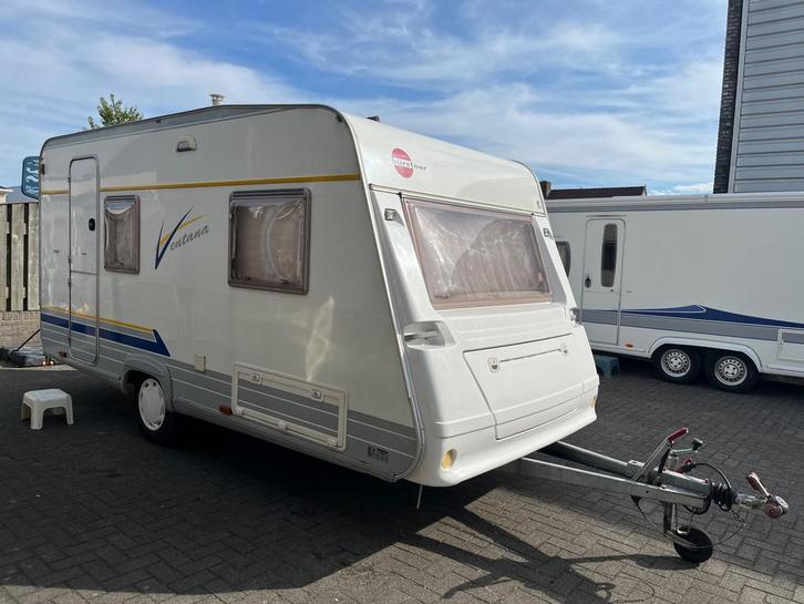 Burstner Ventana 435 TS VERKOCHT, Caravans en Kamperen, Caravans, Bedrijf, tot en met 4, 750 - 1000 kg, Bürstner, 6 tot 7 meter