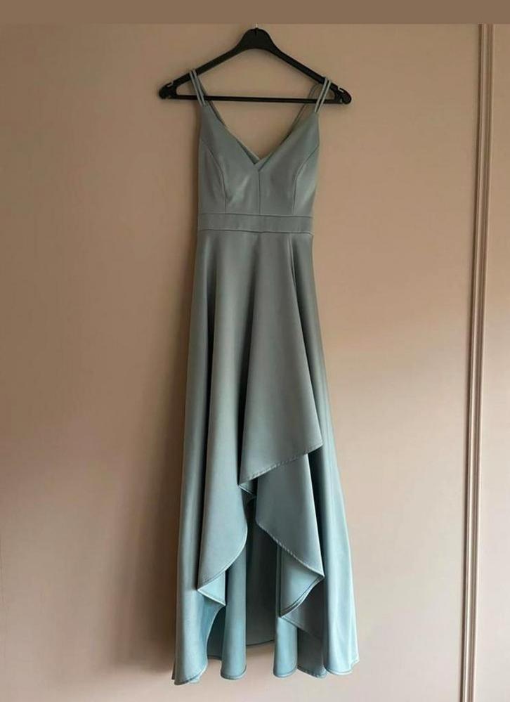 Prachtige zachtblauwe avondjurk galajurk feestjurk cocktail, Kleding | Dames, Gelegenheidskleding, Zo goed als nieuw, Galajurk