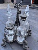 Antieke Azijn & Olie Set, Antiek en Kunst, Ophalen