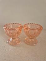 Arcoroc  Pink rosaline eierdopjes, Antiek en Kunst, Ophalen of Verzenden