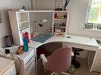 Ikea Micke hoekbureau met ladeblok, Huis en Inrichting, Bureaus, Ophalen of Verzenden, Gebruikt, Bureau