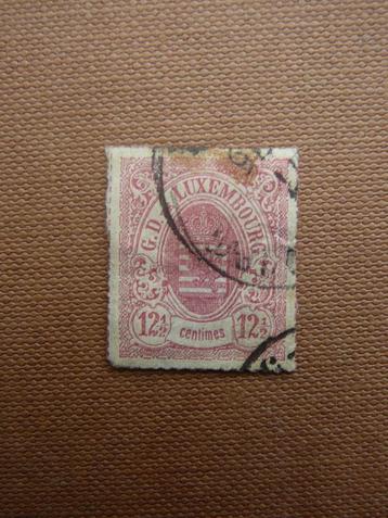 Luxemburg 1865 Michel nr. 18 gestempeld beschikbaar voor biedingen