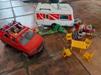 Playmobil Caravan met Auto & Poppetjes, Ophalen of Verzenden, Gebruikt, Los playmobil