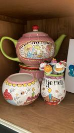 Blond Amsterdam theepot met houder, suikerpotje, melkkan, Ophalen, Blond Amsterdam, Overige typen, Zo goed als nieuw