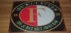 wandbord van Feyenoord, afmetingen 30x20 cm., Verzamelen, Sportartikelen en Voetbal, Ophalen of Verzenden, Nieuw, Feyenoord, Overige typen