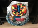 Appart schilderij op paneel naar Karel Appel, Ophalen