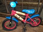 Spiderman Kinderfiets - 12 inch, Zijwieltjes, Gebruikt, Ophalen of Verzenden, Minder dan 16 inch