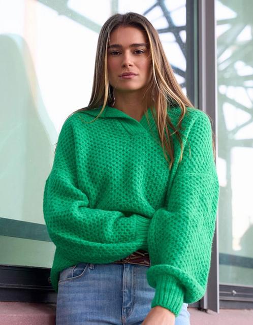 XIRENA toffe trui Ally mt S / M lichtgewicht, Kleding | Dames, Truien en Vesten, Gedragen, Maat 36 (S), Groen, Ophalen