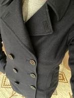 Tommy Hilfiger wollen winterjas Marine Blauw Maat M, Ophalen of Verzenden, Zo goed als nieuw, Blauw