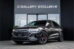 Audi Q8 Sportback e-tron 50 quattro S Edition 95 kWh 3x S-Li, Auto's, Audi, Zwart, Bruin, Origineel Nederlands, Vierwielaandrijving