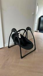 Qute Schommelstoel Q-Swing Zwart Giraffe / Zwart Frame, Ophalen of Verzenden, Zo goed als nieuw, Wipstoel