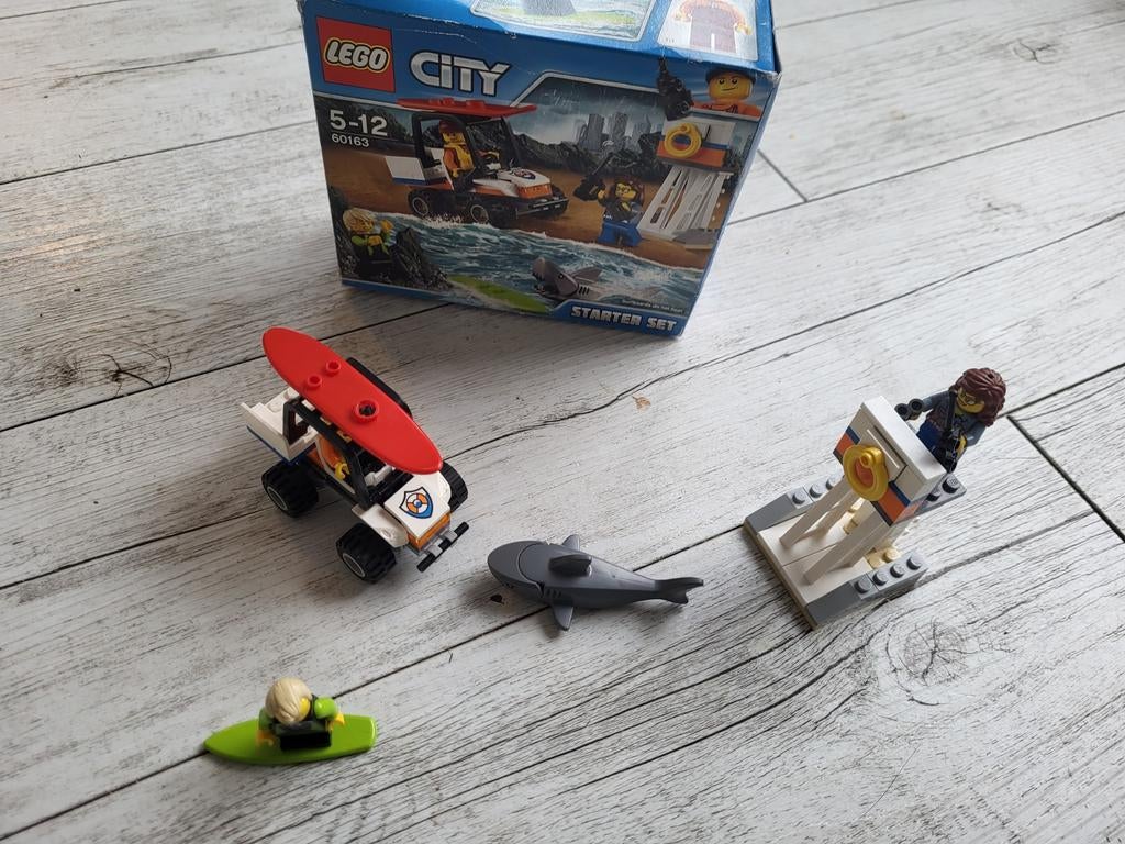 Lego City 60163 Kustwacht - Compleet met doos, Ophalen of Verzenden, Zo goed als nieuw, Complete set, Lego